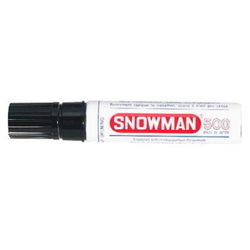  SNOWMAN Jumbo Permanent Marker 500, Chisel Tip (Black)