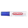  SNOWMAN Jumbo Permanent Marker Chisel 500 (Blue)