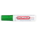  SNOWMAN Jumbo Permanent Marker Chisel 500 (Green)