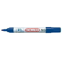  SNOWMAN New Giant Permanent Marker NG-12, Bullet Tip (Blue)