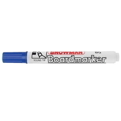  SNOWMAN Whiteboard Marker BG-12, Bullet Tip (Blue)