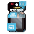  3M Scotch® Clear Double-Sided Mounting Squares Tape, 25.4mm x 25.4mm (Pack of 16pcs) (410-SQ16)