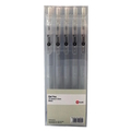  POP BAZIC Retractable Gel Pen, 0.5mm 10's/Box (Black)