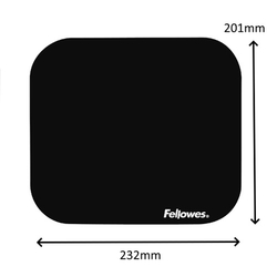  FELLOWES Premium Mouse Pad, Black (58024)