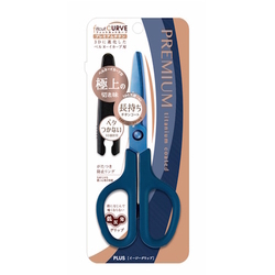  PLUS Fitcut Curve Titanium Scissors 7", SC-175STN (Navy/Symetrical)