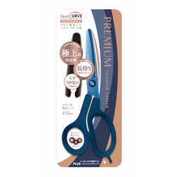  PLUS Fitcut Curve Titanium Scissors 7", SC-175STN (Navy/Asymetrical)