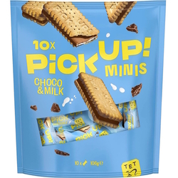  PICK UP! Minis Chocolate Cream Filling Biscuits 106g/10's - Choco & Milk