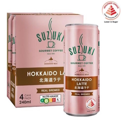  SUZUKI Hokkaido Latte Coffee 240ml x 4's