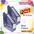  Anniversary Sales - POP BAZIC Plastic Magazine Holder 3'' (Dark Blue)