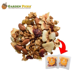  GARDEN PICKS Cranberry Orange Granola 20's x 25g