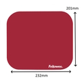  FELLOWES Premium Mouse Pad, Red (58022)