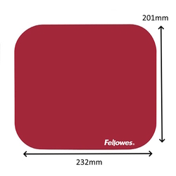  FELLOWES Premium Mouse Pad, Red (58022)