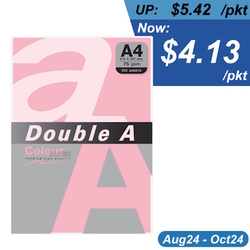  DA SP - DOUBLE A Premium Multi-Purpose Colour Paper, A4 75g 100's (Neon Punch)