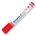 DOUBLE A Whiteboard Marker Bullet Tip 2.0mm (Red)