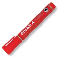 DOUBLE A Permanent Marker Bullet Tip 2.0mm (Red)
