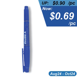  DA SP - DOUBLE A Permanent Marker Bullet Tip 0.5mm (Blue)