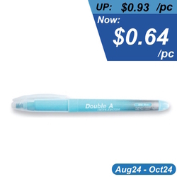  DA SP - DOUBLE A Pen-Shape Mild Colour Highlighter (Blue)