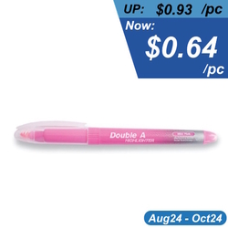  DA SP - DOUBLE A Pen-Shape Mild Colour Highlighter (Pink)