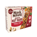  NICE & NATURAL Roasted Nut Bars, Trail Mix, 32g x 6 Bars