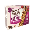  NICE & NATURAL Roasted Nut Bars, Mixed Berry, 32g x 6 Bars