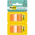  3M Post-it® Flags 680-OE2, 1"x1.7"x 50 Sheets/Orange Colour (Pack of 2 Pad)