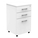  Amber 2D1F Mobile Pedestal (White)