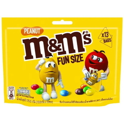  M&M's Chocolate Funsize Peanut 175.5g/13's