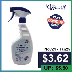  OFFER01 - KLEEN-UP Protect 24H Sanitizing Spray 500ml