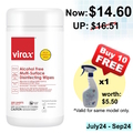  OFFER02 - VIROX Alcohol-Free Multi-Surface Disinfecting Wipes 200's/Btl