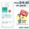  OFFER02 - VIROX 70% Isopropyl Alcohol Wipes 200's