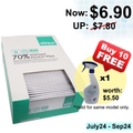  OFFER02 - VIROX 70% Isopropyl Alcohol Wipes 1 Sheets x 50 Pcs/Outer (Individual)
