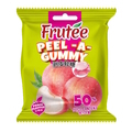  FRUTEE Peel-A-Gummy Candy - Peach, 40g