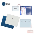  PLUS Data Envelope with Clear Pocket FL-121CH, A4, Blue (Horizontal)