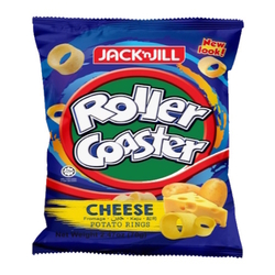  Jack N Jill Roller Coaster Snack - Cheese, 15g x 30's/Bag (Blue)