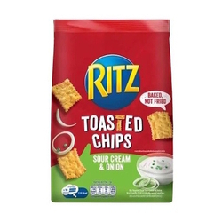  RITZ Toasted Chips Biscuits - Sour Cream & Onion, 229g