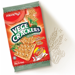  MUNCHY'S Vegetable Crackers, 390g/3's