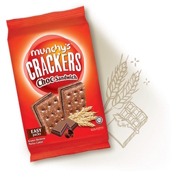  MUNCHY'S Choc Sandwich Crackers, 258g/12's