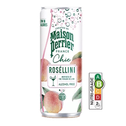  MAISON PERRIER Chic Sparkling Water - Rosellini, 250ml x 24's (Can Drink)