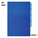  CENTRE L-Shape Folder With Index A4, 12's/Pack (Blue)