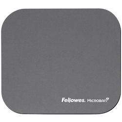  FELLOWES Microban Protection Mouse Pad, Grey (59340)