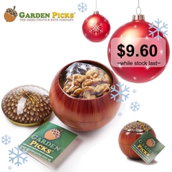  GARDEN PICKS CHRISTMAS SALE - Acorn Tin, Deluxe Nut Mix