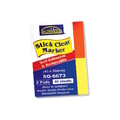  SUREMARK Stick Clear Marker SQ-6673O, 40 x 50mm x 40 Sheets/Pad (Pack of 2 Pad)(Orange/Yellow)
