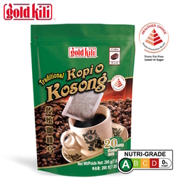  GOLD KILI Traditional Kopi O Kosong  Coffee Bag 10g x 20's