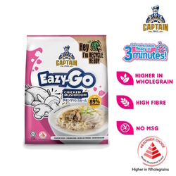  CAPTAIN Eazy-Go Instant Oat Porridge - Chicken Mushroom, 32g x 5's