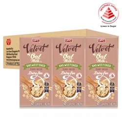  UFC Velvet Dairy-Free Oat Milk Drink - Unsweetened, 180ml x 24's