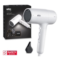  BRAUN White Lightweight Fast Powerful Hair Dryer (HD 210)