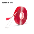 Double-Sided Acrylic Mounting Tape, 12mm x 1m
