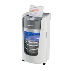  LEITZ IQ OptiMax Office Paper Shredder Security P4, Micro-cut
