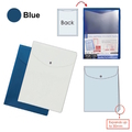  PLUS Data Envelope with Clear Pocket FL-120CH, A4, Blue (Vertical)