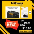  BEST DEAL - FELLOWES Lubricant Oil Sheets 10's/Pack